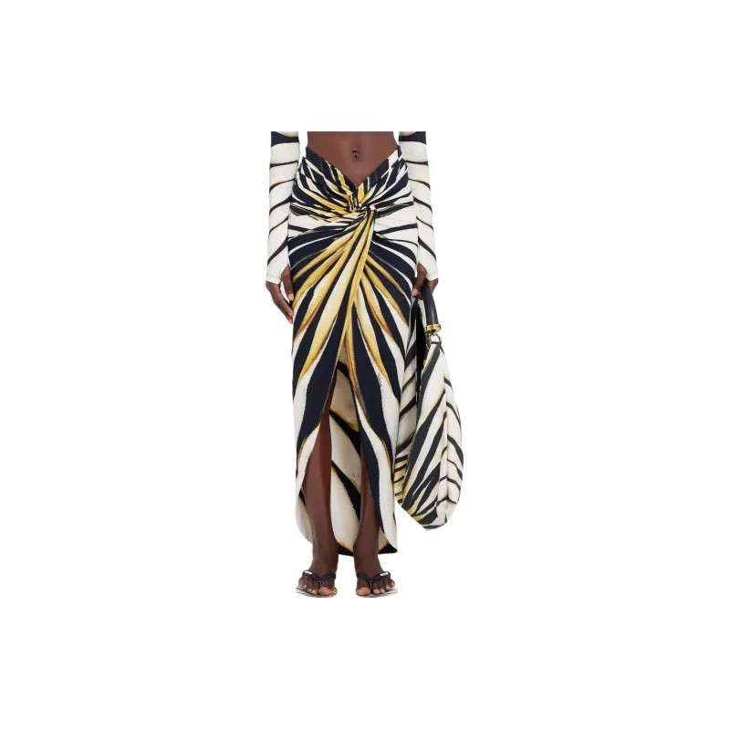 Roberto Cavalli Ray Of Gold print Pareo-1