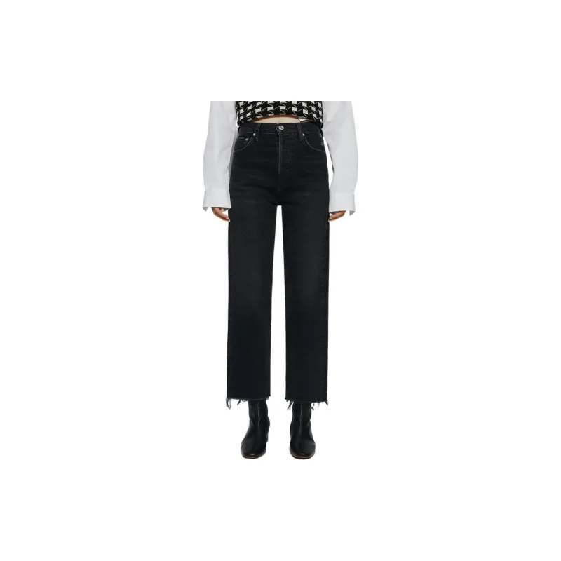 Citizens Of Humanity Florence Cropped Straight leg Jeans-2