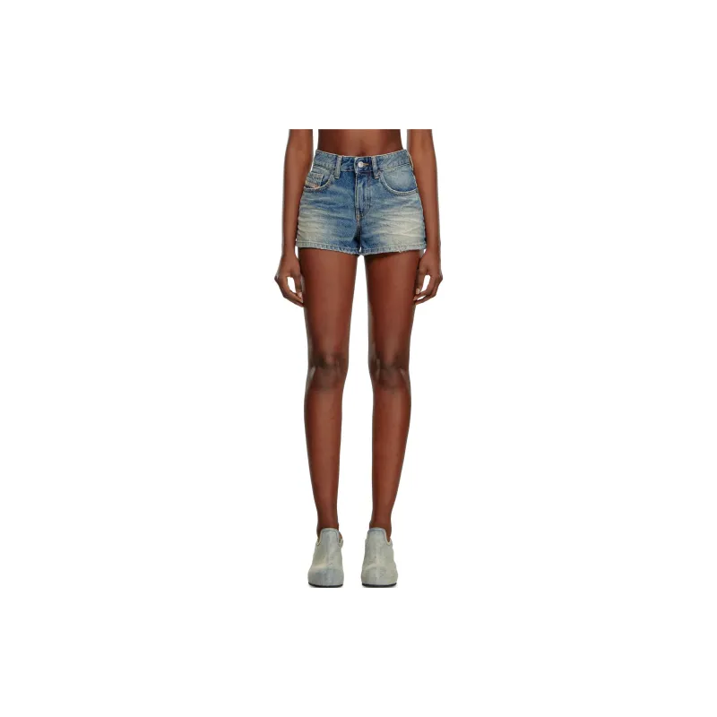 DIESEL De Yuba Distressed Denim Shorts-1