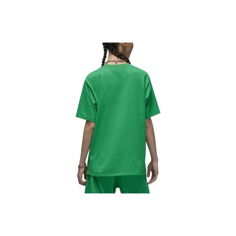 Jordan Drop Shoulder Sleeve T Shirt Women's Green-4