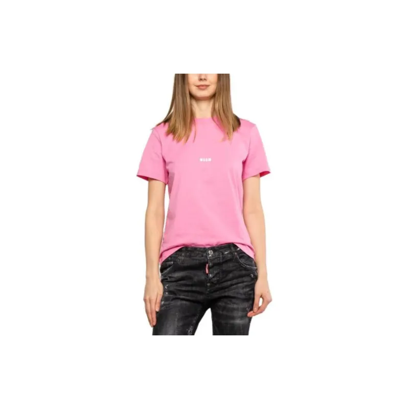 MSGM T Shirts Women's Pink-1