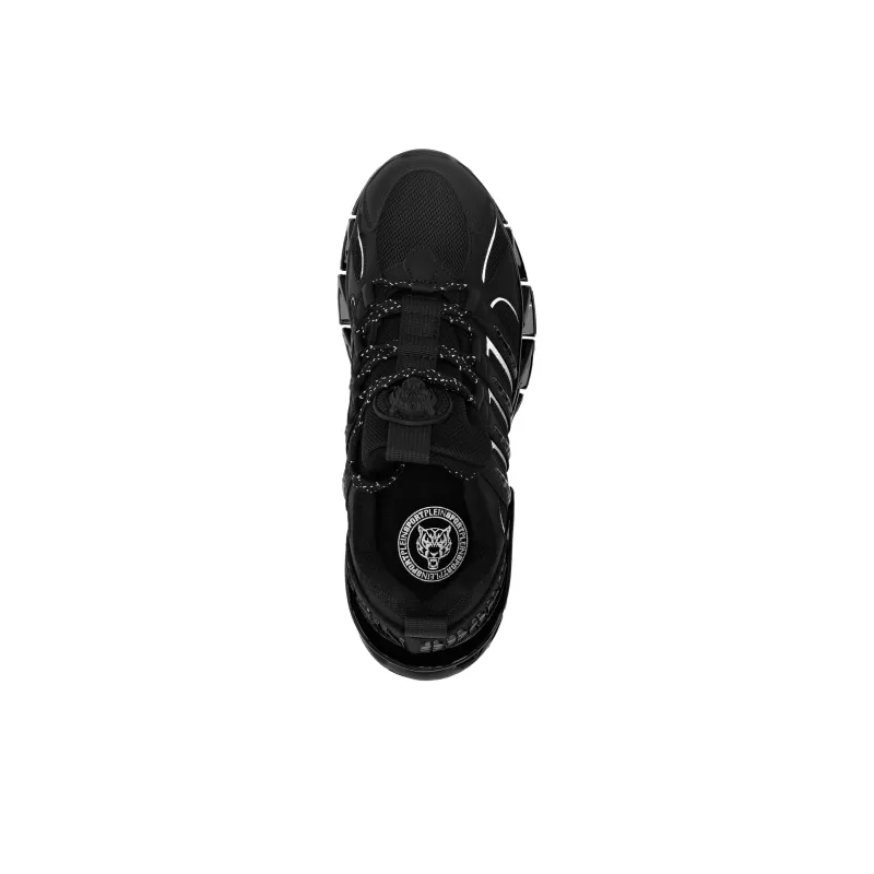 PLEIN SPORT Low Top Casual Shoes Unisex Black-6