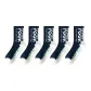 5 Pack Navy Blue White