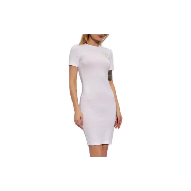 VERSACE JEANS Logo Embellished Dress-3