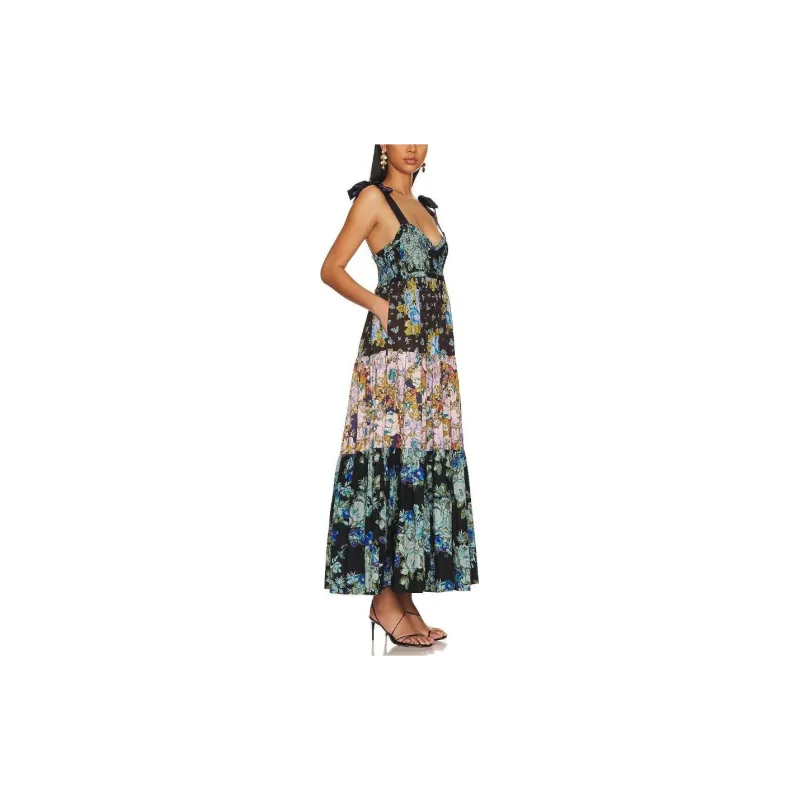 FREE PEOPLE Sleeveless Dress Women's Dark Blue-1