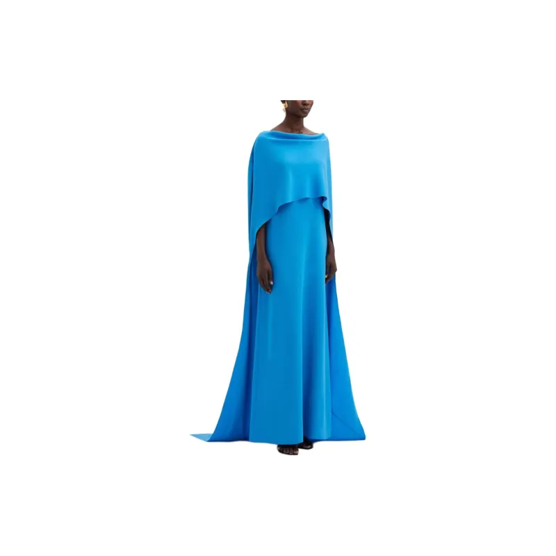Oscar De La Renta Cowl Back Silk georgette Kaftan-2
