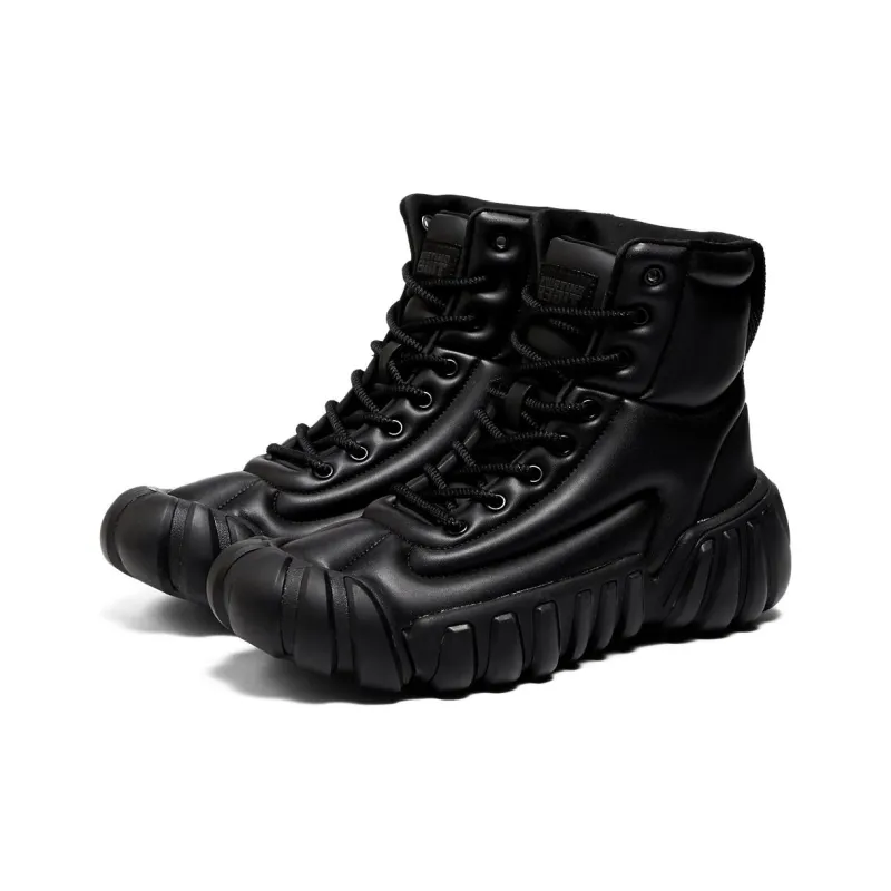 Onitsuka Tiger Dentigre Puff Ankle Boots Unisex Black-2
