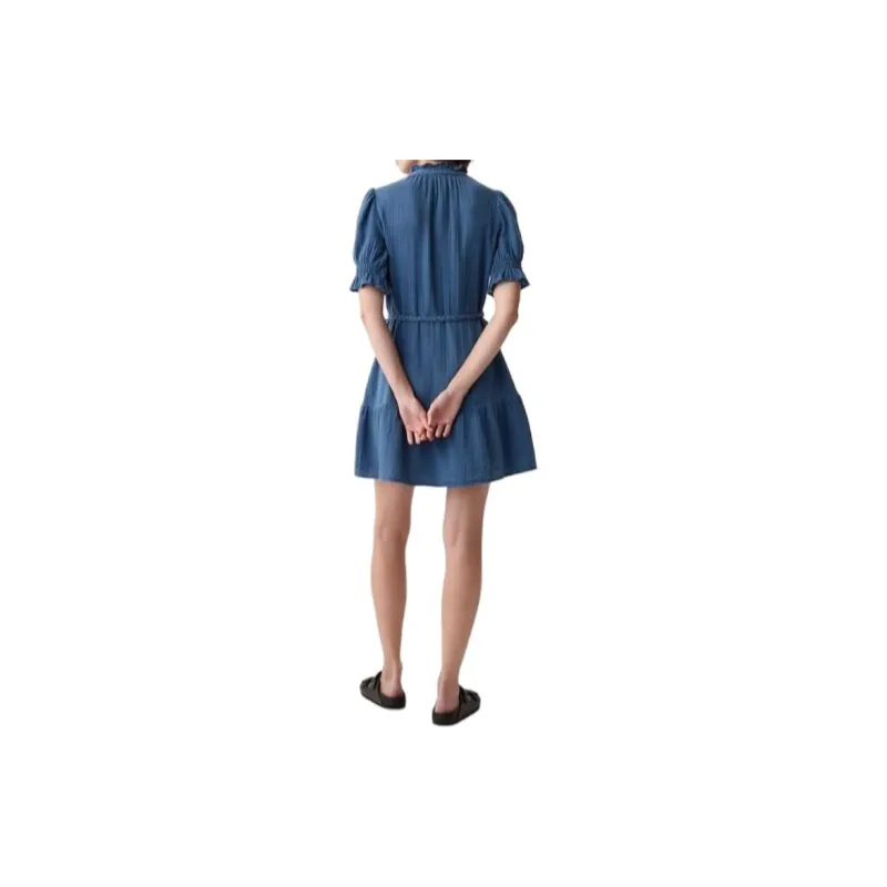 GAP Short-Sleeved Dresses Women's Medium Bright Blue-2