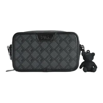 FILA Polyvinyl Chloride Crossbody Bag Shoulder Bag Regular Women's Black