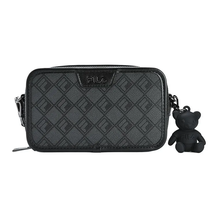 FILA Polyvinyl Chloride Crossbody Bag Shoulder Bag Regular Women's Black-0