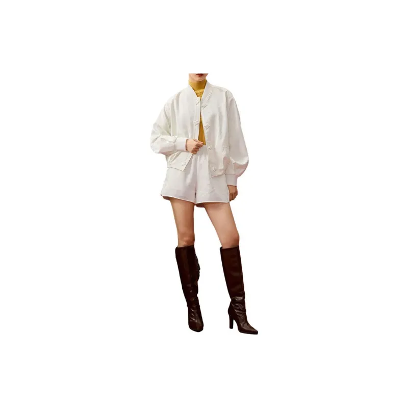 VERO MODA x Disney Casual Suit Women's Raw White-1