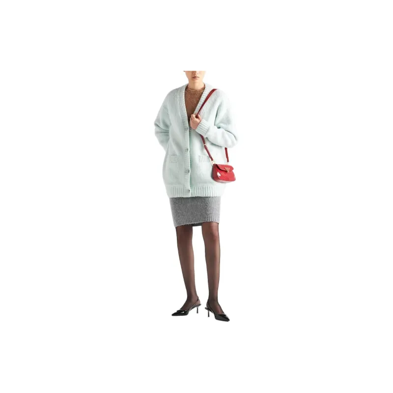 PRADA Wool V neck Cardigan-1