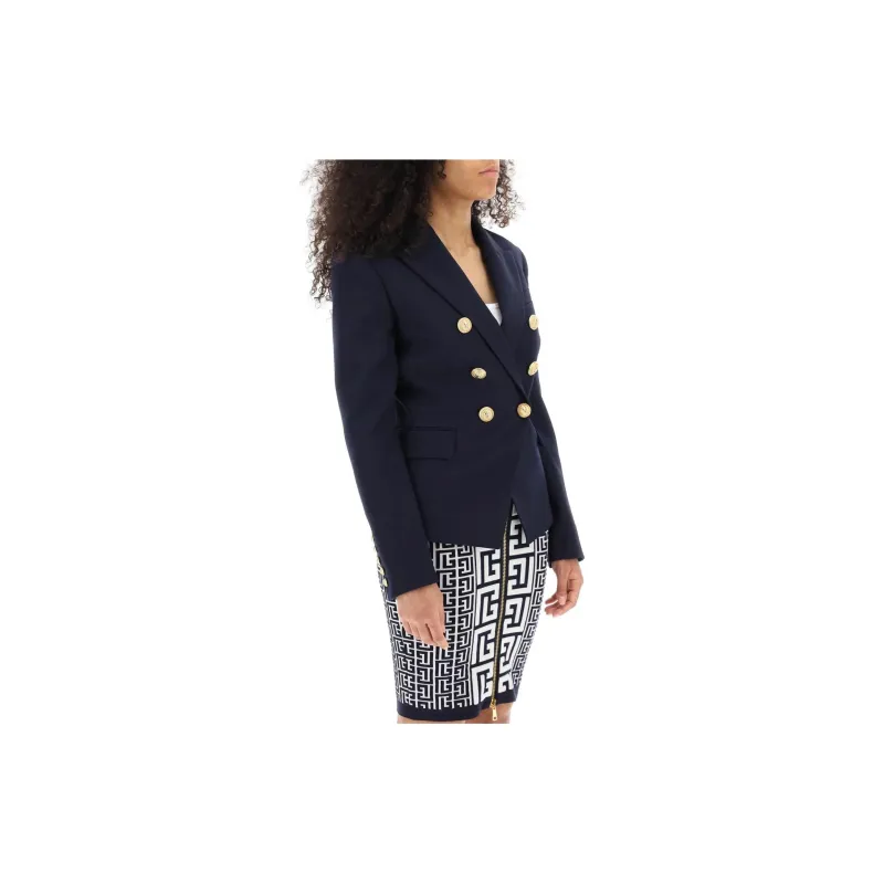 BALMAIN Button Embellished Tailored Blazer-1