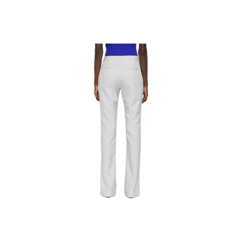 OFF-WHITE Logo Detailed Straight Leg Pants-2
