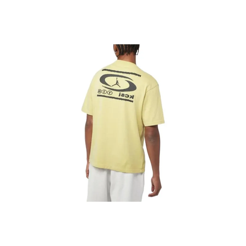 Jordan x Travis Scott BRAND FW24 T-Shirt Unisex Yellow-1