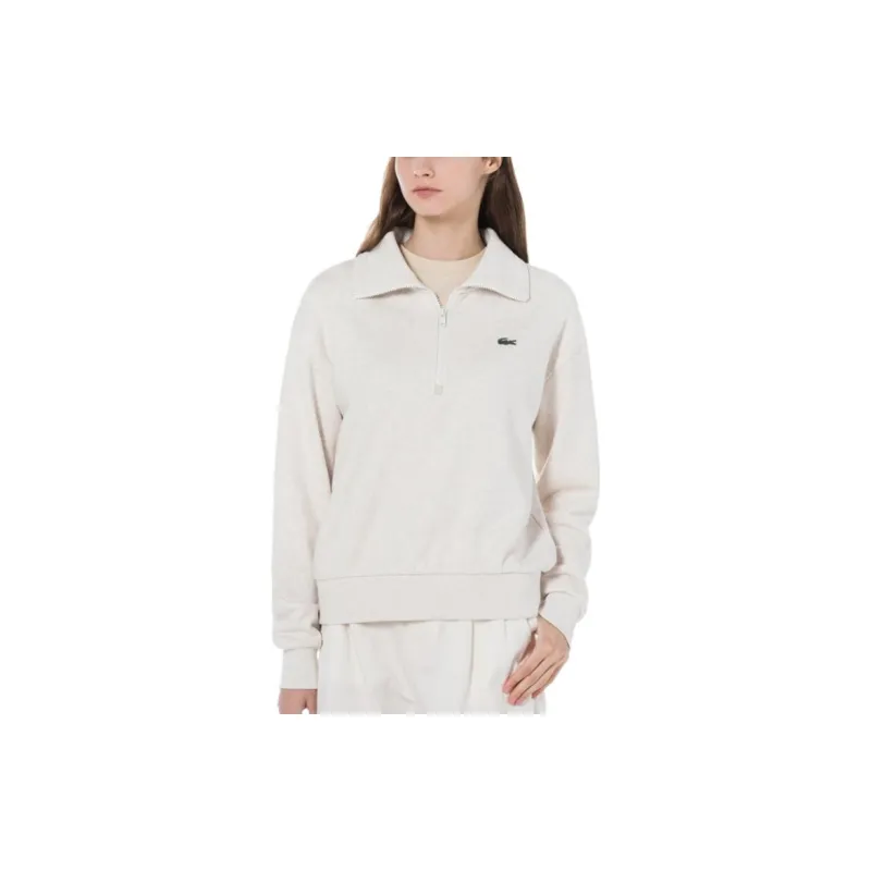 LACOSTE Sweatshirts Women's Cream White-1