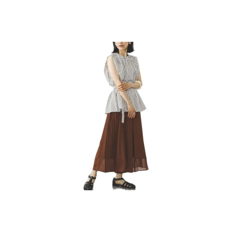 Beams Casual Pants Women's Dark Brown-3