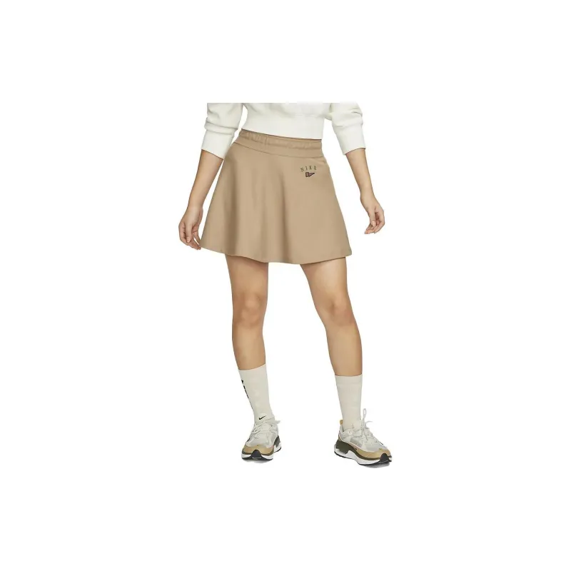 Nike Casual Short Skirts Women's Khaki-3