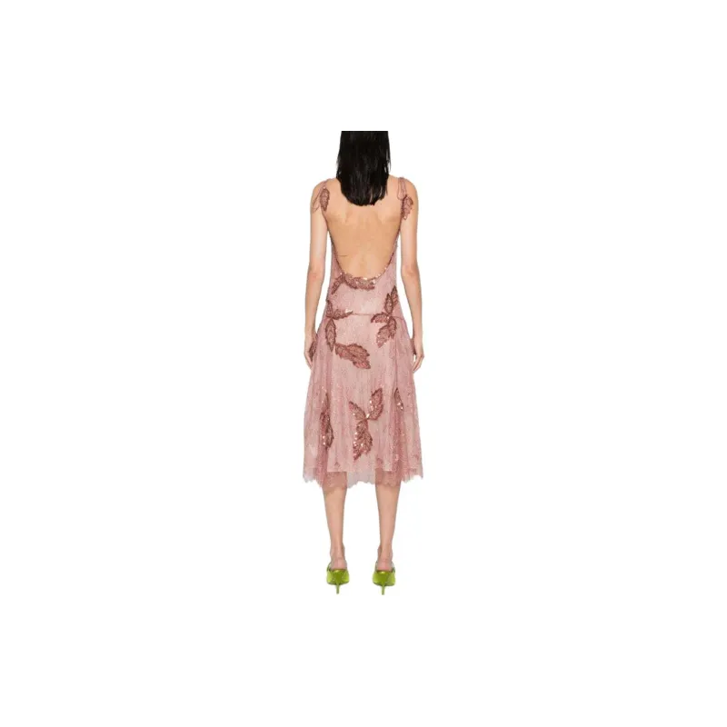 Blumarine SS24 Slip Dresses Women's Canyon Rose Pink-2