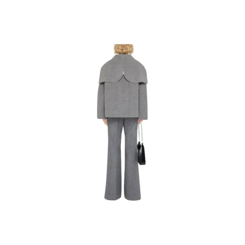 Givenchy Loose Fit Blouson With Splitable Hood 'Light Grey Melange'-2