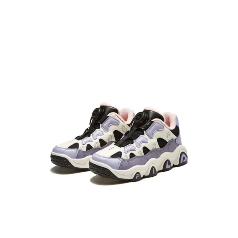 FILA KIDS Slip Resistant, Abrasion Resistant, Breathable Low Top Basketball Shoes Milk White Kids'-2