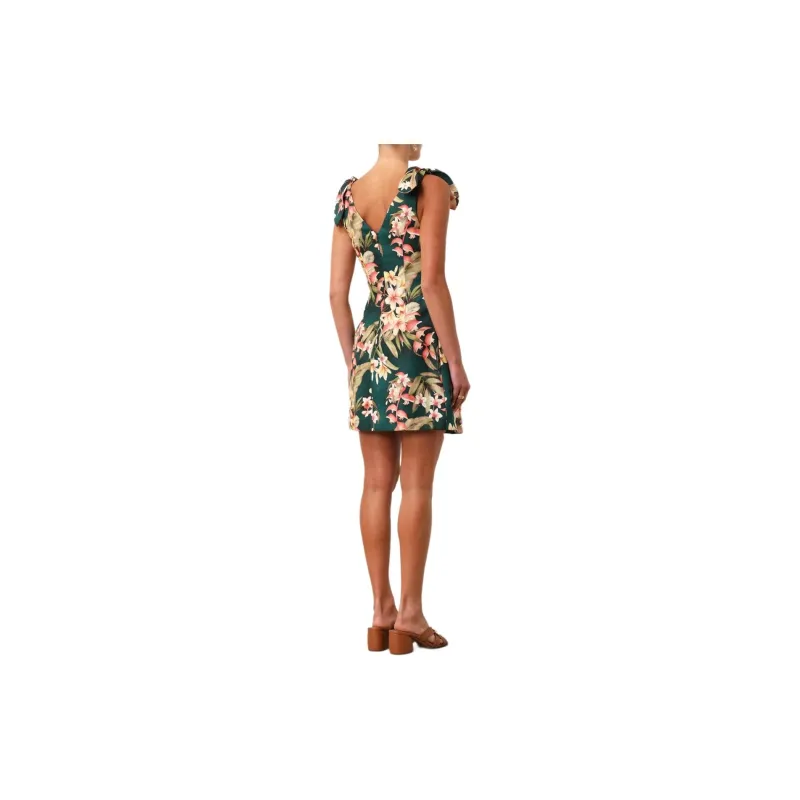 Zimmermann Lexi Tie Floral Printed Mini Dress-3
