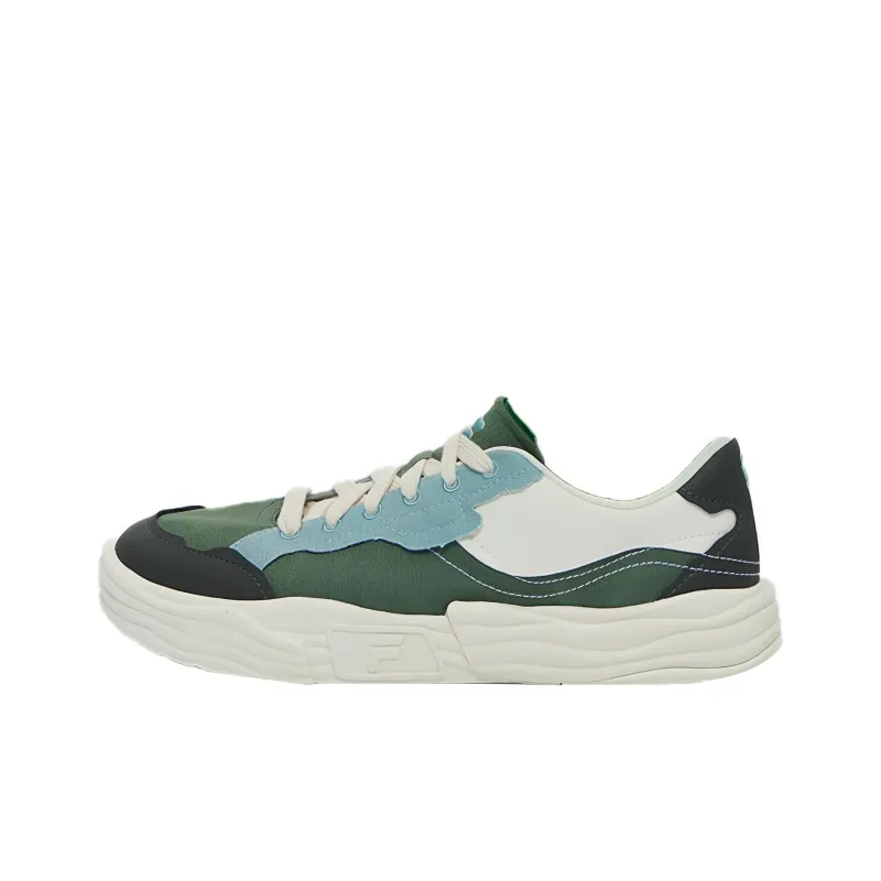 FILA FUSION POP 2 Anti Slip Wear Resistant Low Top Canvas Shoes Men's Green-0