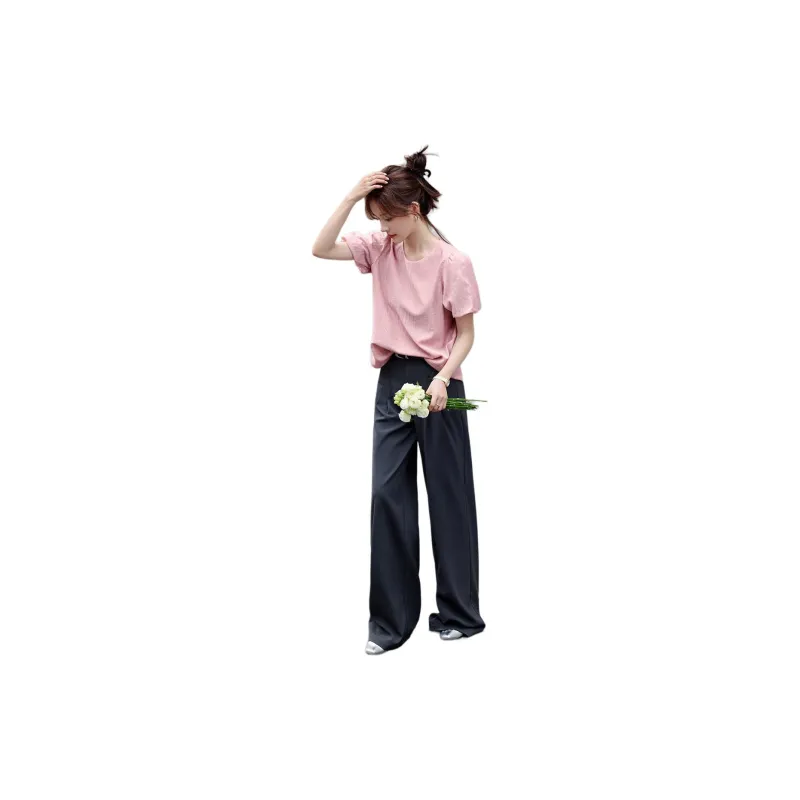 Mo Han Yi Mei Shirt Women's Light Pink-1