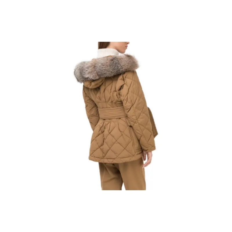 Moncler Down Jackets Women's Beige-2