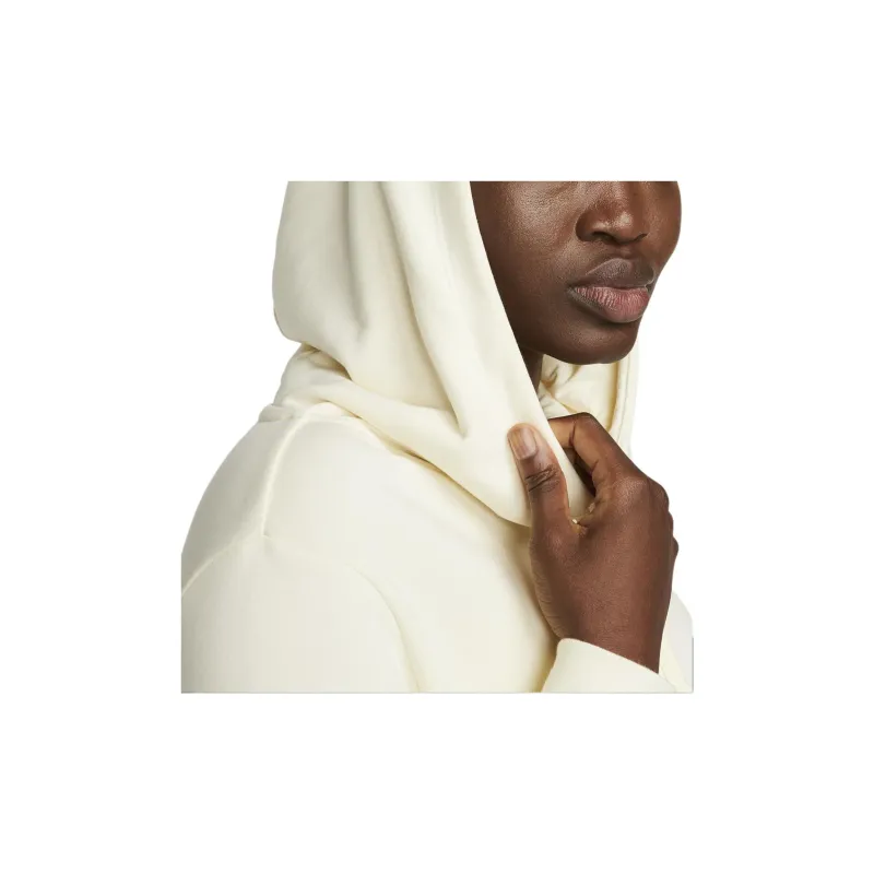 Nike Sportswear Club Fleece Funnel Neck Hoodie Sweatshirt Women's Coconut Milk-4