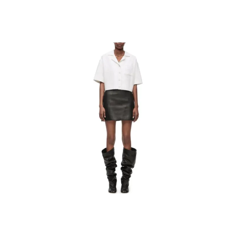 LOEWE FW23 Crop Tops Women's White-1