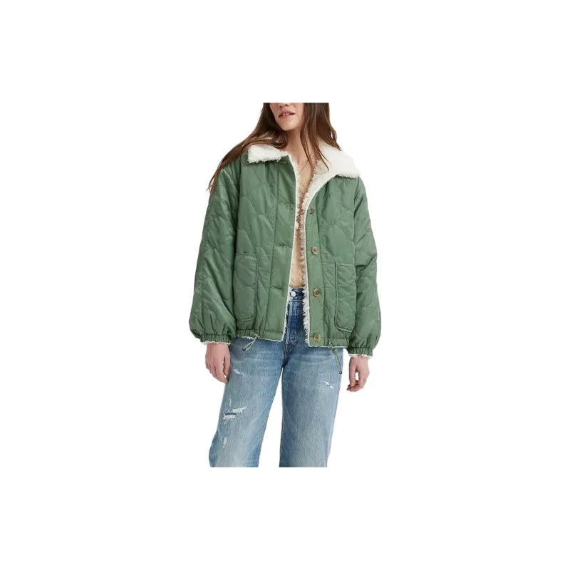 Levis Jackets Women's Green-1