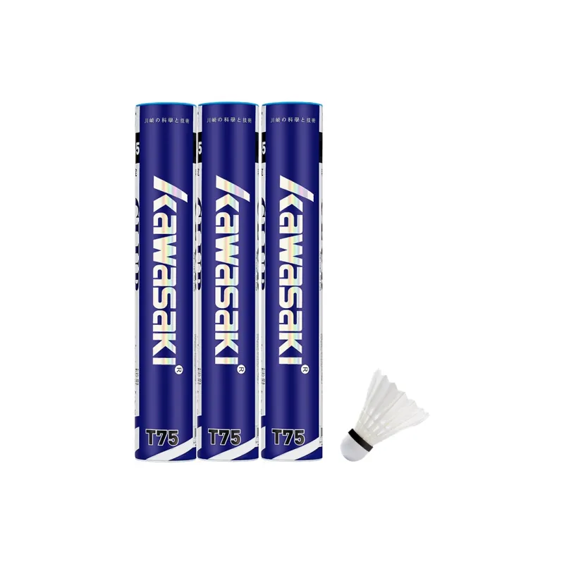 Kawasaki Duck Feather Shuttlecock 12 Pack Duck Feather Big Board Duck Feather Training Shuttlecocks-8