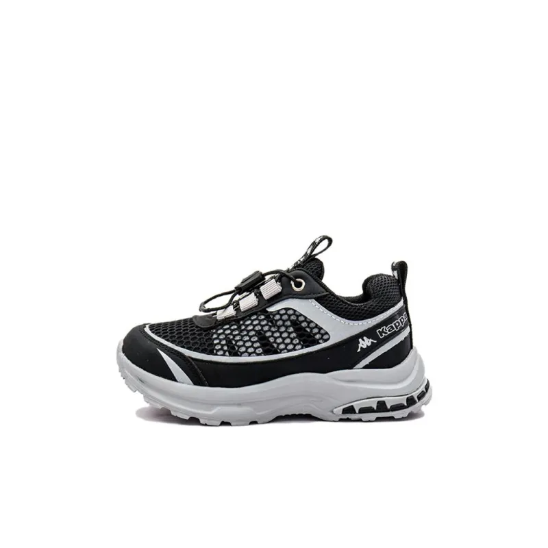 KAPPA KIDS Anti Slip And Wear Resistant Breathable Low Top Kids' Running Shoes Black Kids'-0