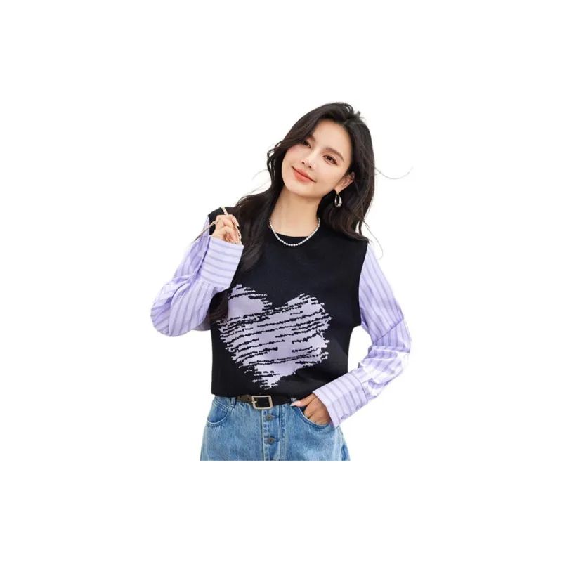 La Chapelle Knitwear Women's Purple-3