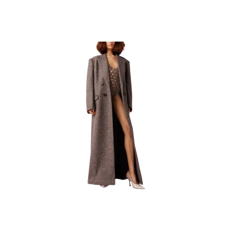 Stella McCartney Double Breasted Straight Hem Coat-1