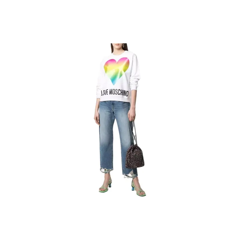 LOVE MOSCHINO Sweatshirts Women's White-1