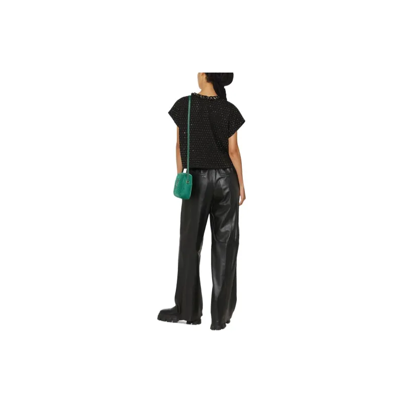 BALMAIN Crop Tops Women's Black-2
