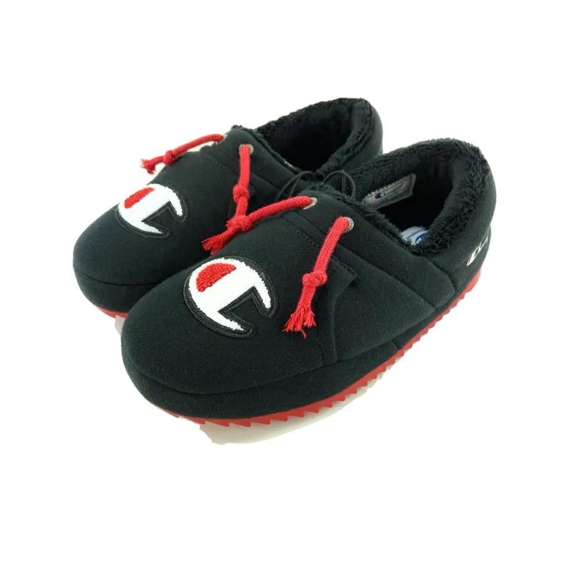 Champion University II Lightweight Warm Kids Lifestyle Shoes Black Red Teenagers-2