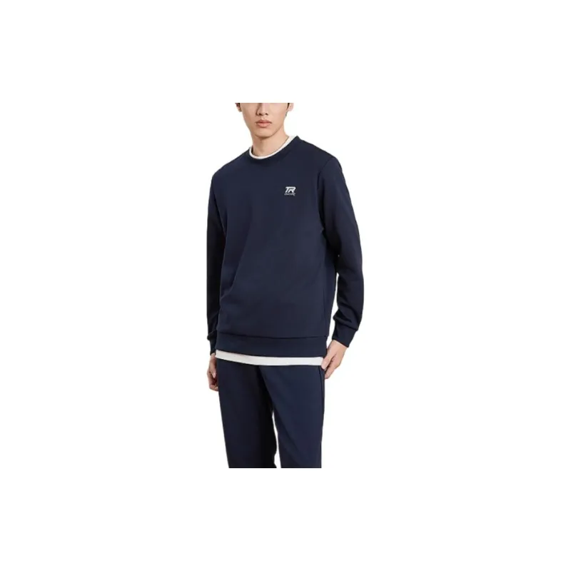 QIAODAN Men's Training Series Sweatshirt Men's Nova Blue-3
