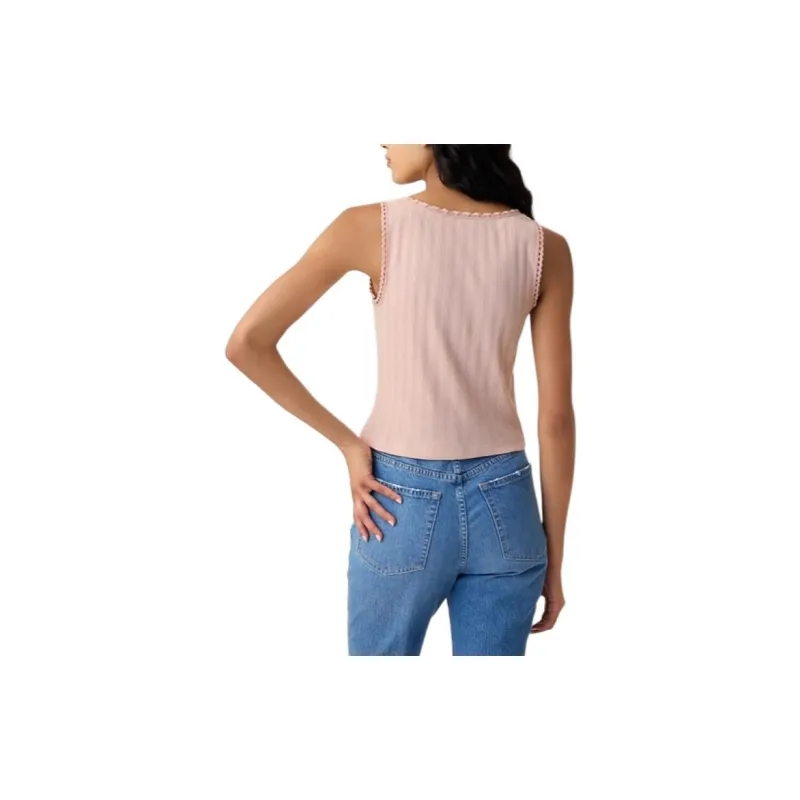 Doen X GAP DOEN Collaboration Series Tank Tops Women's Pink-3