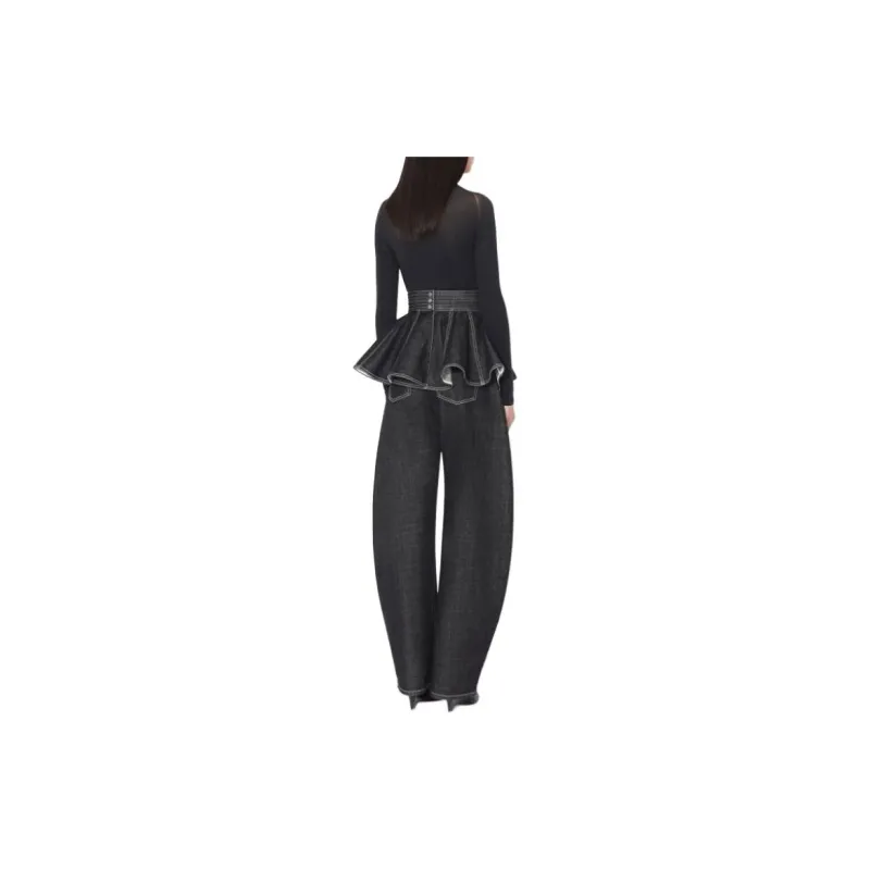 Alaia High waist Wide leg Jeans-2