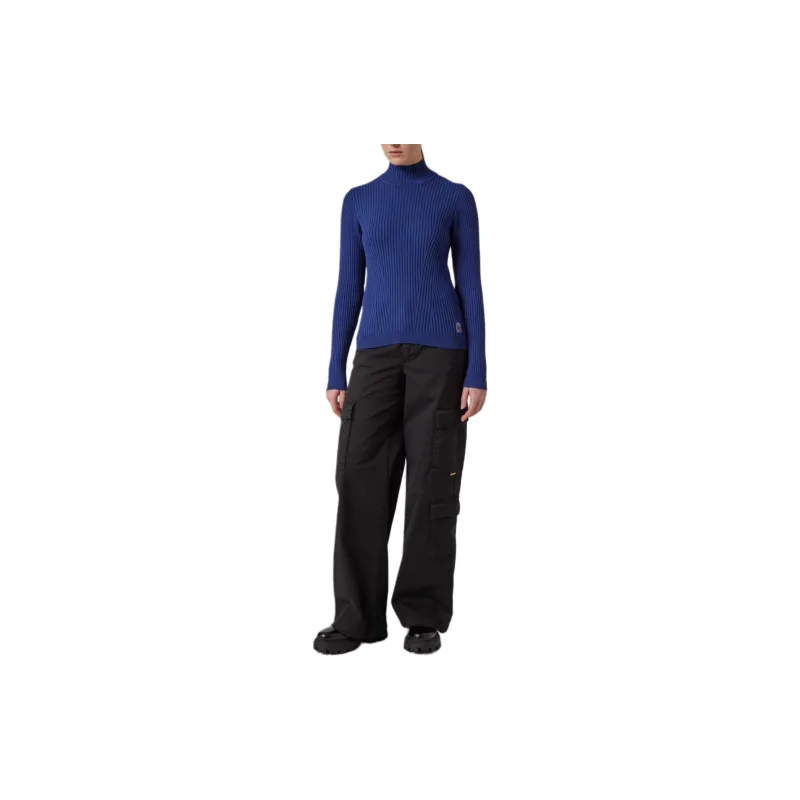 PARAJUMPERS Logo patch Ribbed Jumper-2