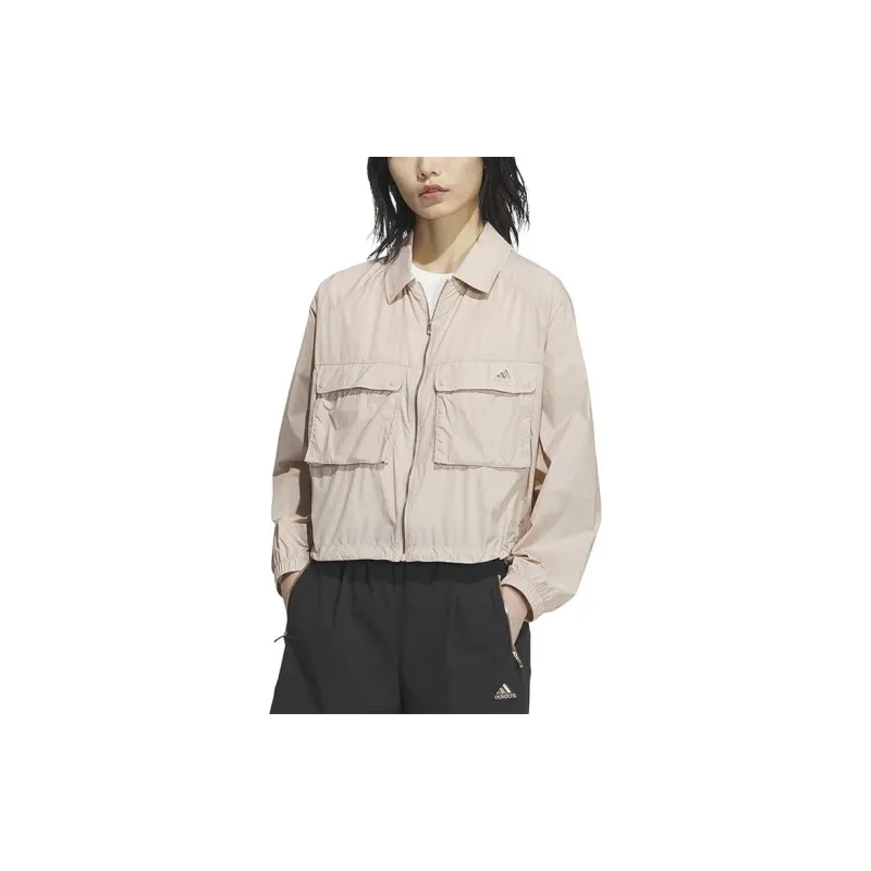 Adidas Jackets Coats Women's Light Khaki-1