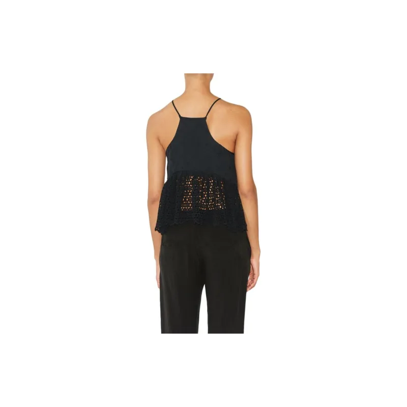 ISABEL MARANT ETOILE Sogane Broderie Anglaise Sleeveless Top-2