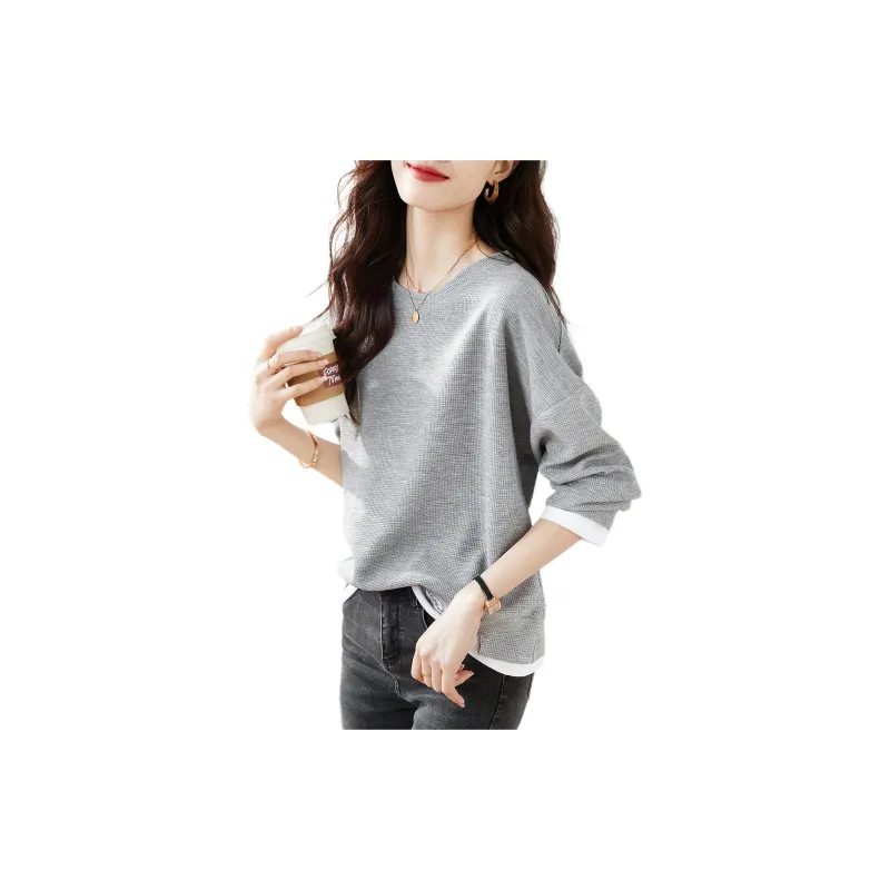 Mo Han Yi Mei Sweatshirt Women's Gray-1