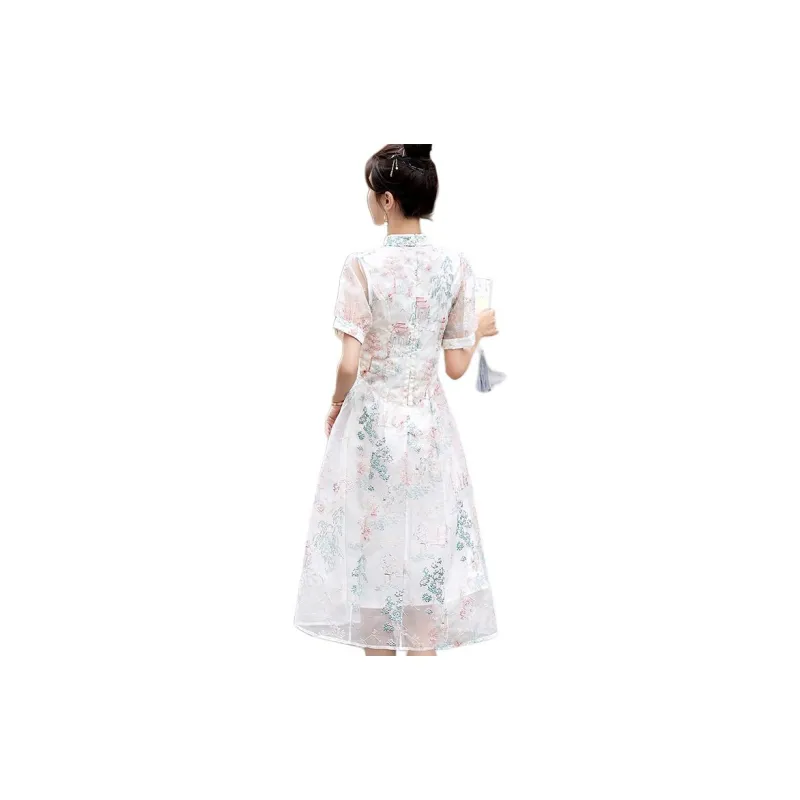 La Chapelle Short Sleeved Dress Women's-5