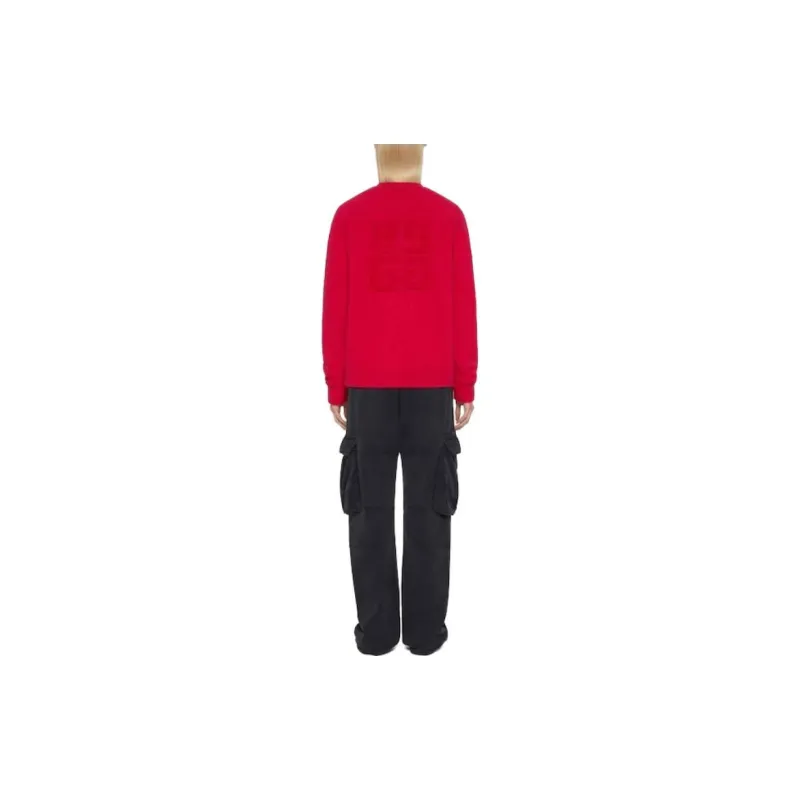 GIVENCHY Cardigan In Cashmere And Silk Knitwear Women's Red-3