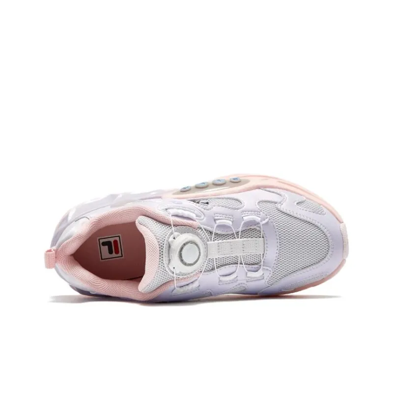 FILA KIDS Anti Slip Wear Resistant Low Top Kids' Running Shoes Lilac Pale Pink Teenagers-4