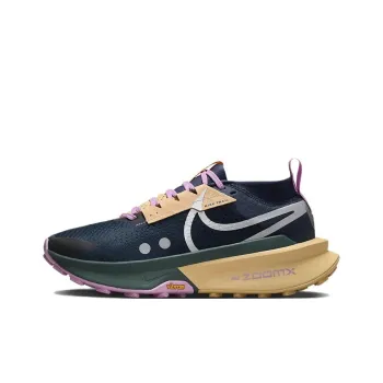 Nike ZoomX Zegama 2 Armory Navy Celestial Gold Vintage Green Metallic Silver Women's